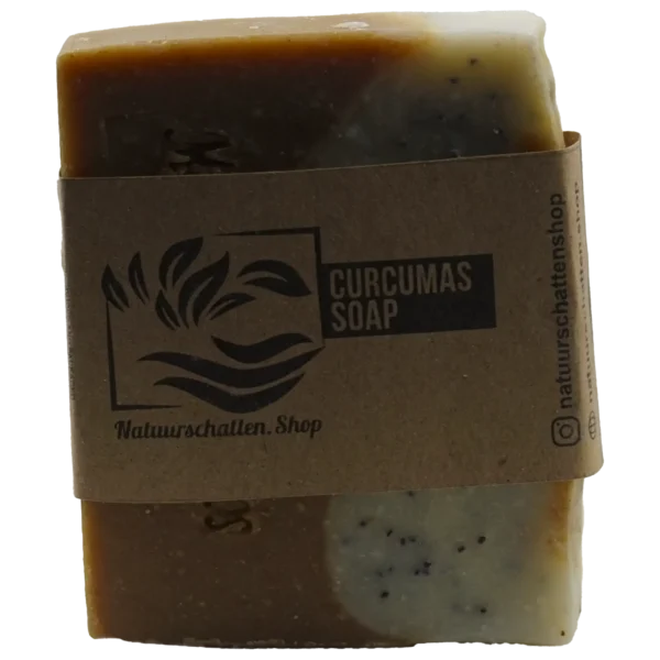Curcumas zeep is een handgemaakt zeepje uit Kalymnos
